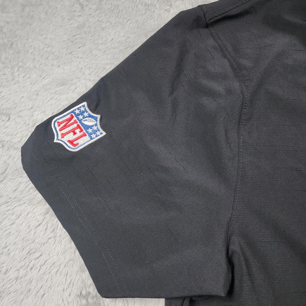 Baltimore Ravens Polo Shirt Mens Medium Black NFL Football Nike Dri-FIT - Picture 3 of 12